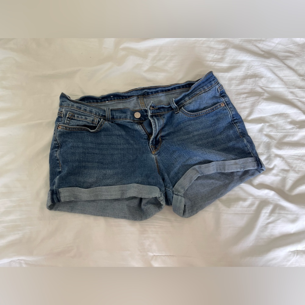 Dark Denim Jean Shorts